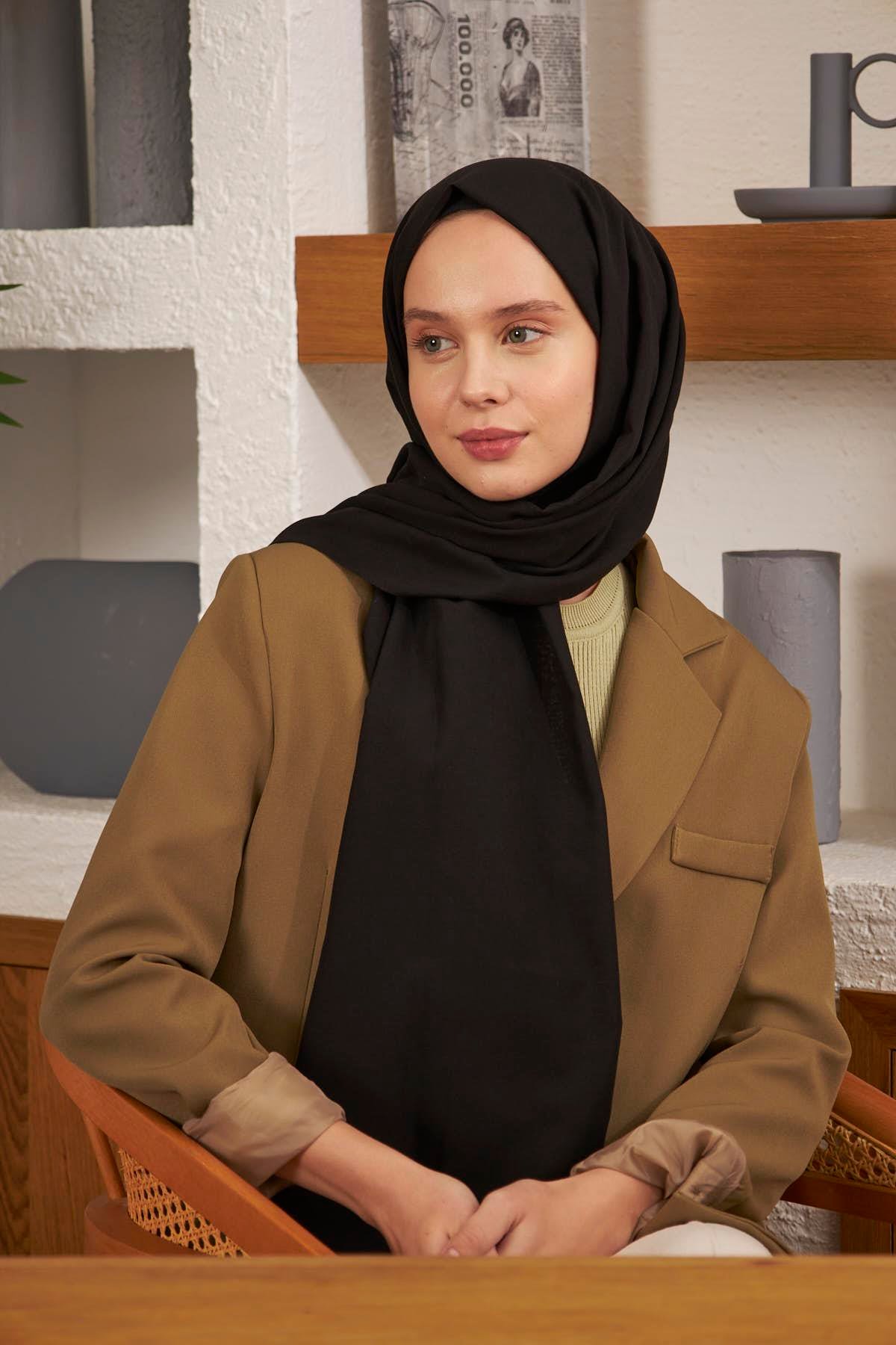 Şalland Pamuklu Şal Siyahpamuk0033Şalland