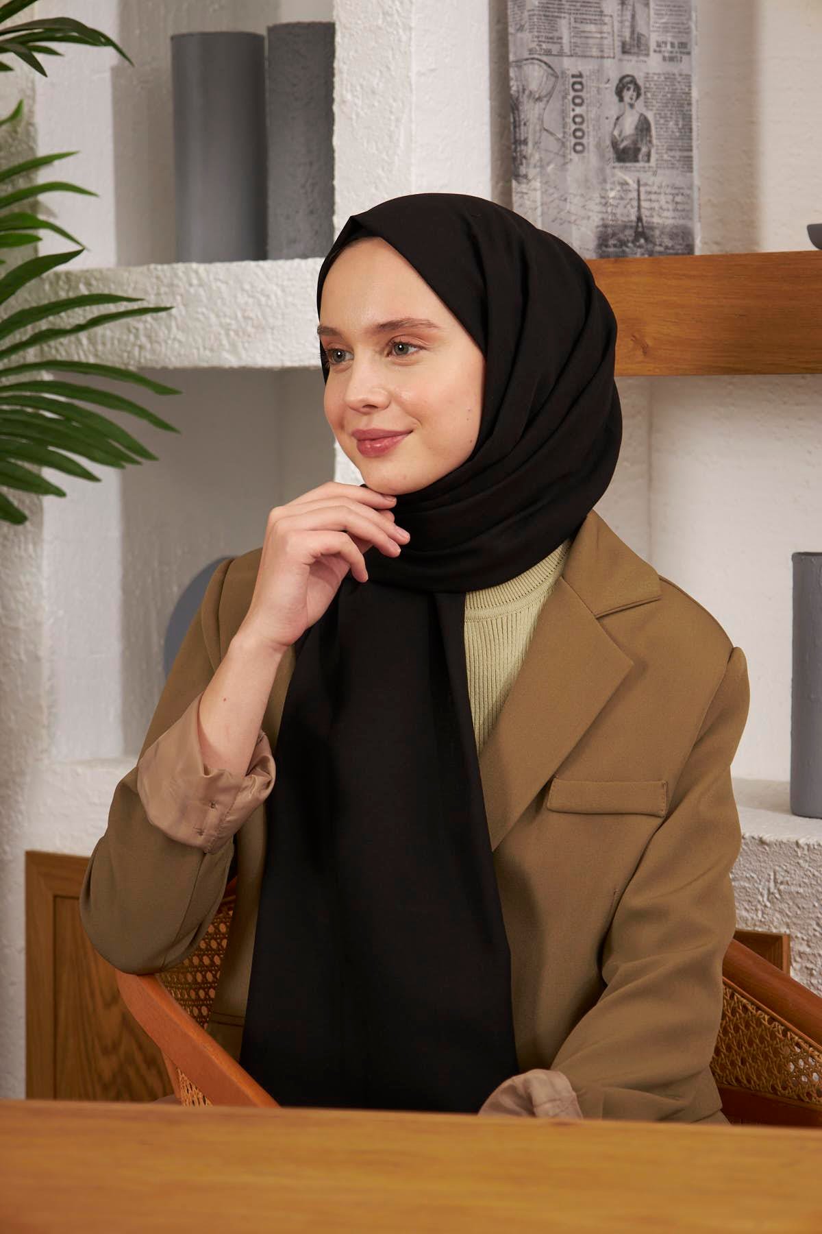 Şalland Pamuklu Şal Siyahpamuk0033Şalland