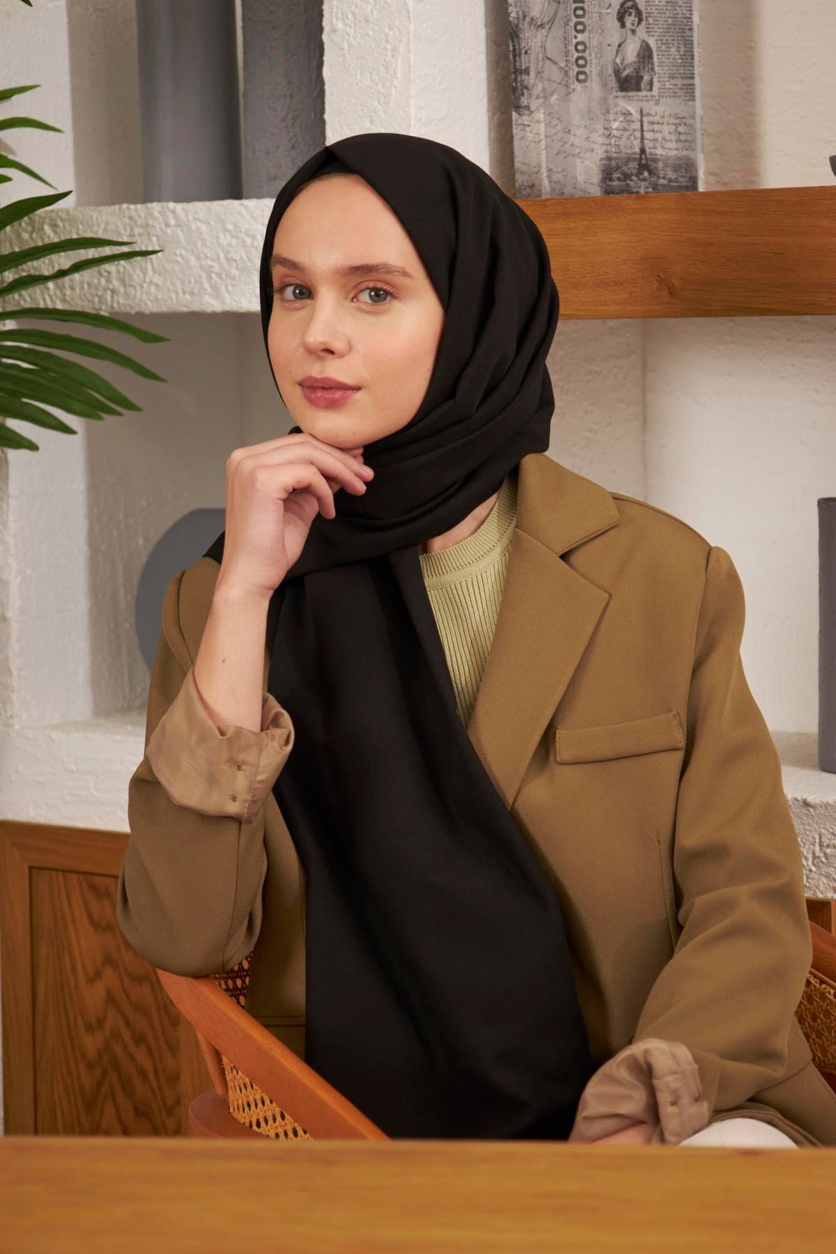 Şalland Pamuklu Şal Siyahpamuk0033Şalland