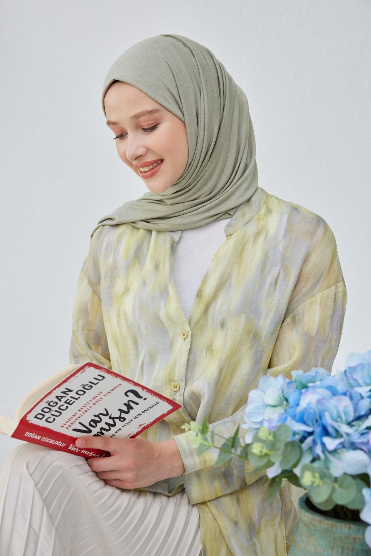 Şalland Penye Şal Uçuk YeşilSALLANDPENYESALŞalland