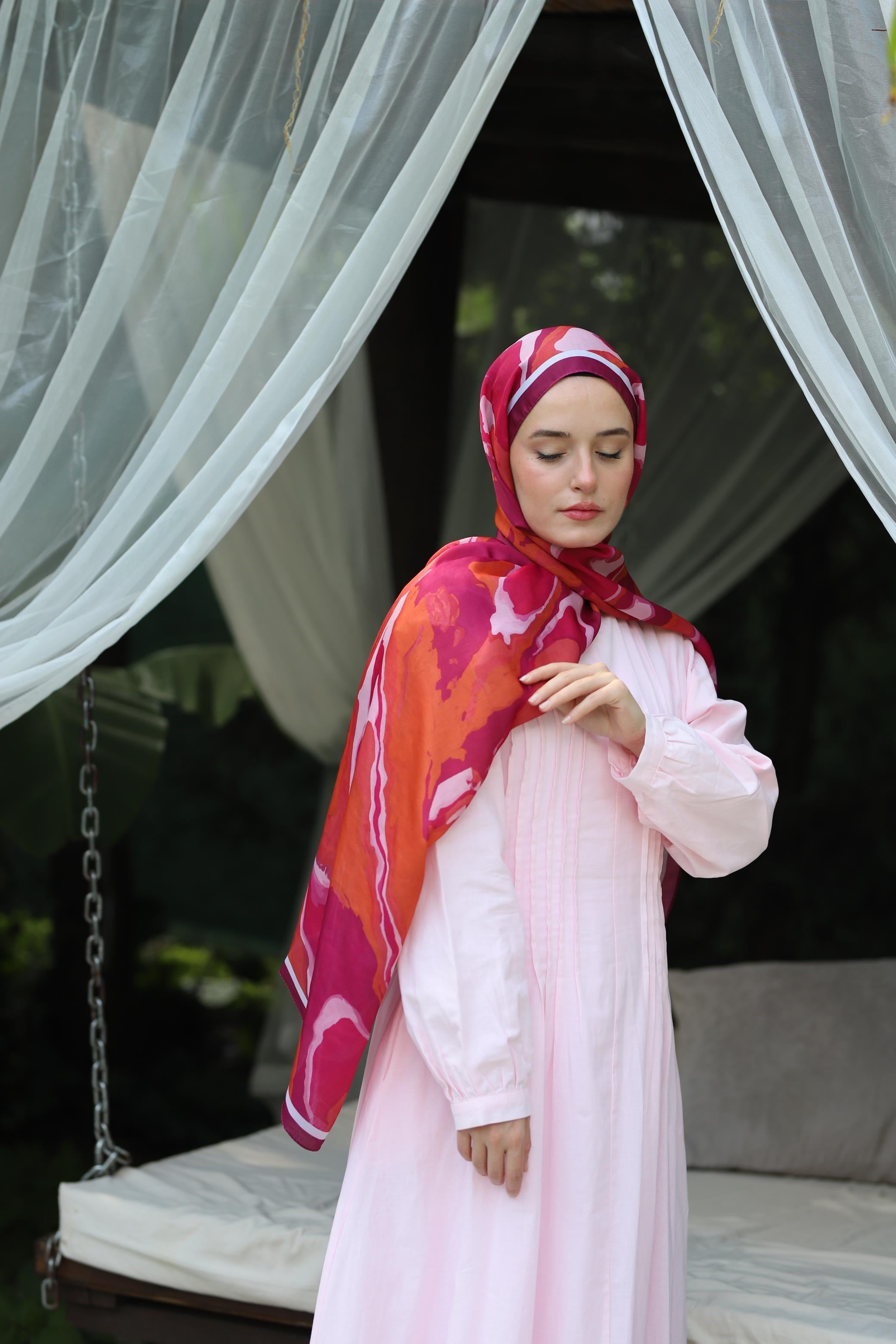 Salland Summer Dream Serisi ŞalSALLANDSMMRDRMSAL1041ŞALLAND