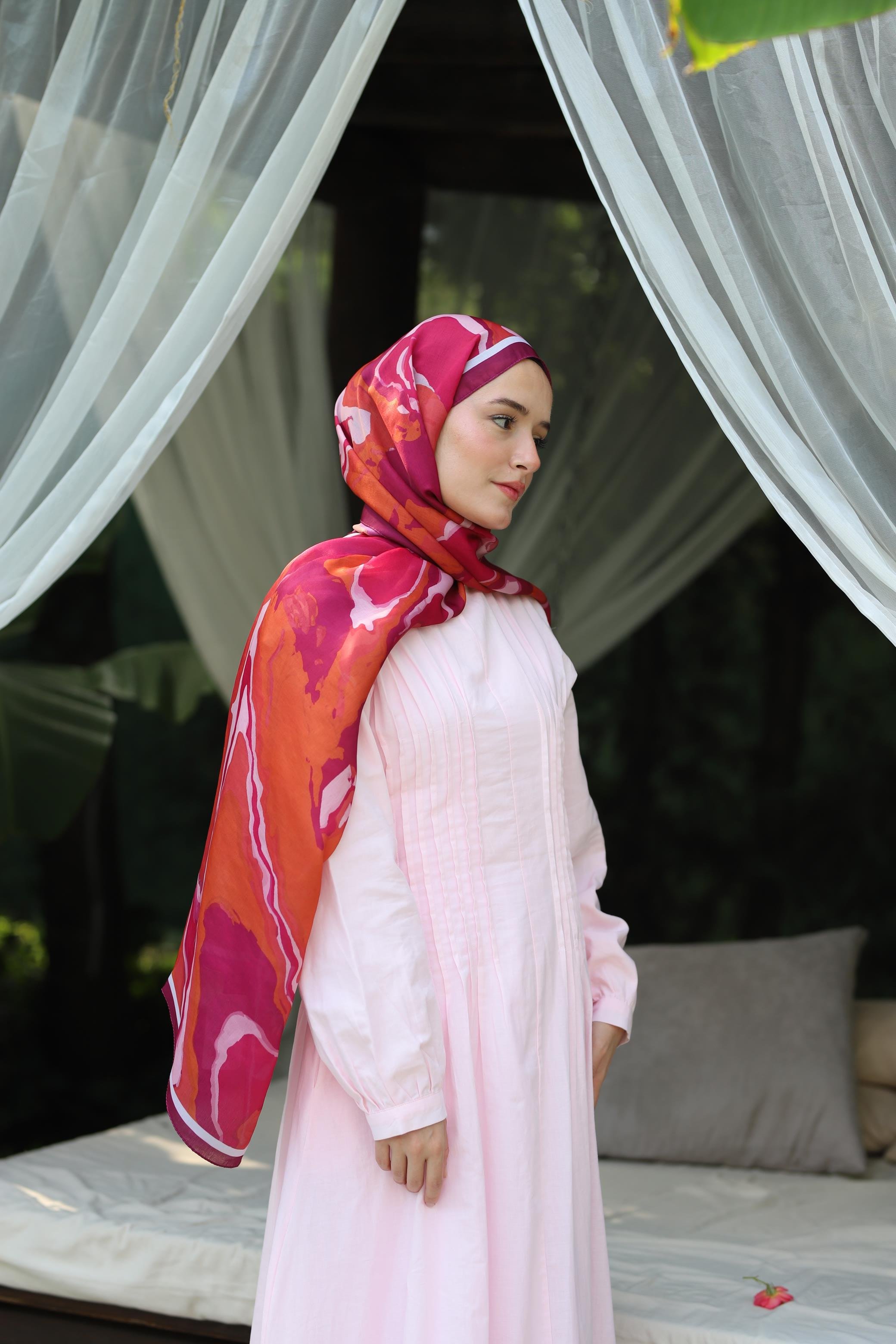 Salland Summer Dream Serisi ŞalSALLANDSMMRDRMSAL1041ŞALLAND