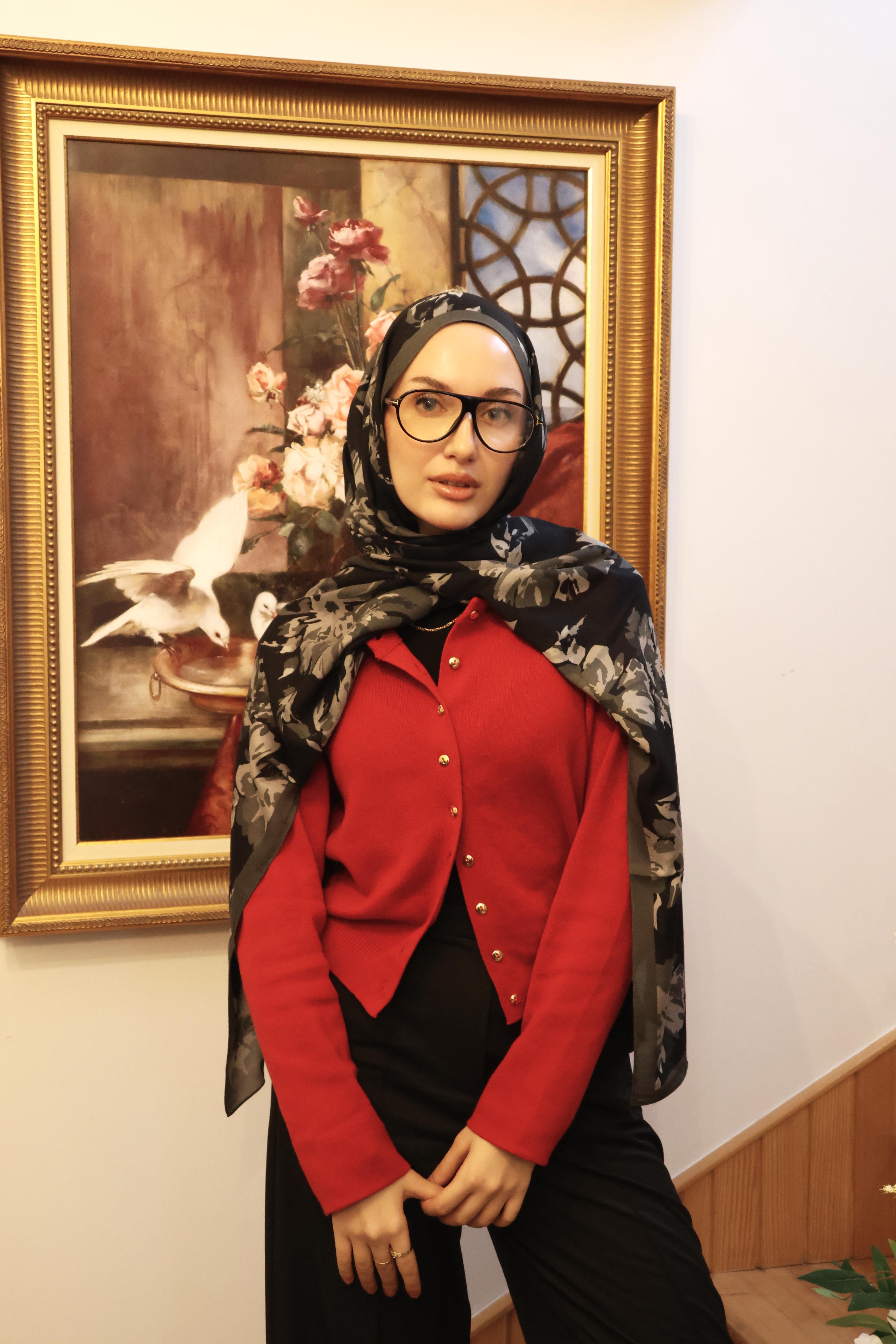 Şalland Vera Desenli Pamuk Viskon Şal GriVERADSNPAMSAL1000Şalland