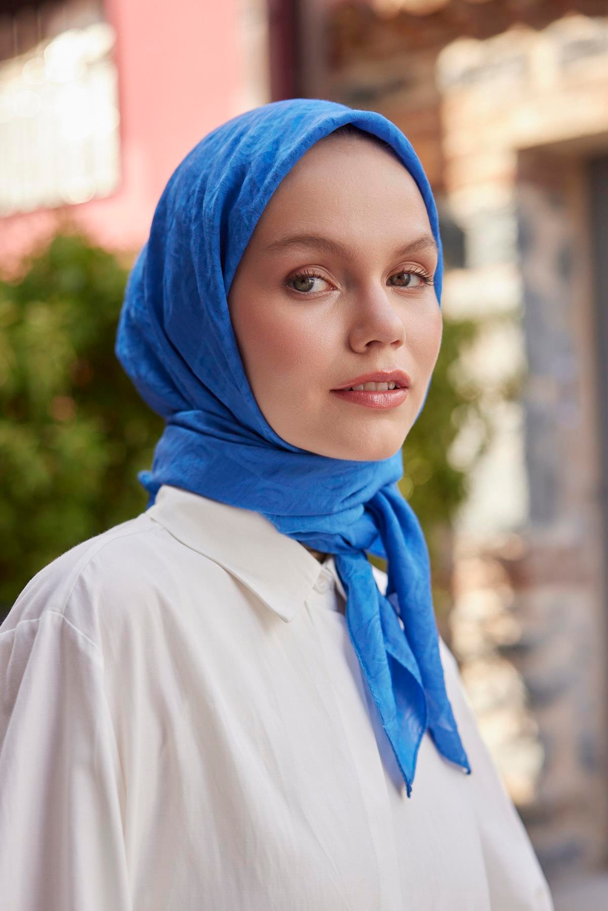 Şalland Viskon Jakar Eşarp İndigoŞLLNDVISKONJAKARESARPŞalland