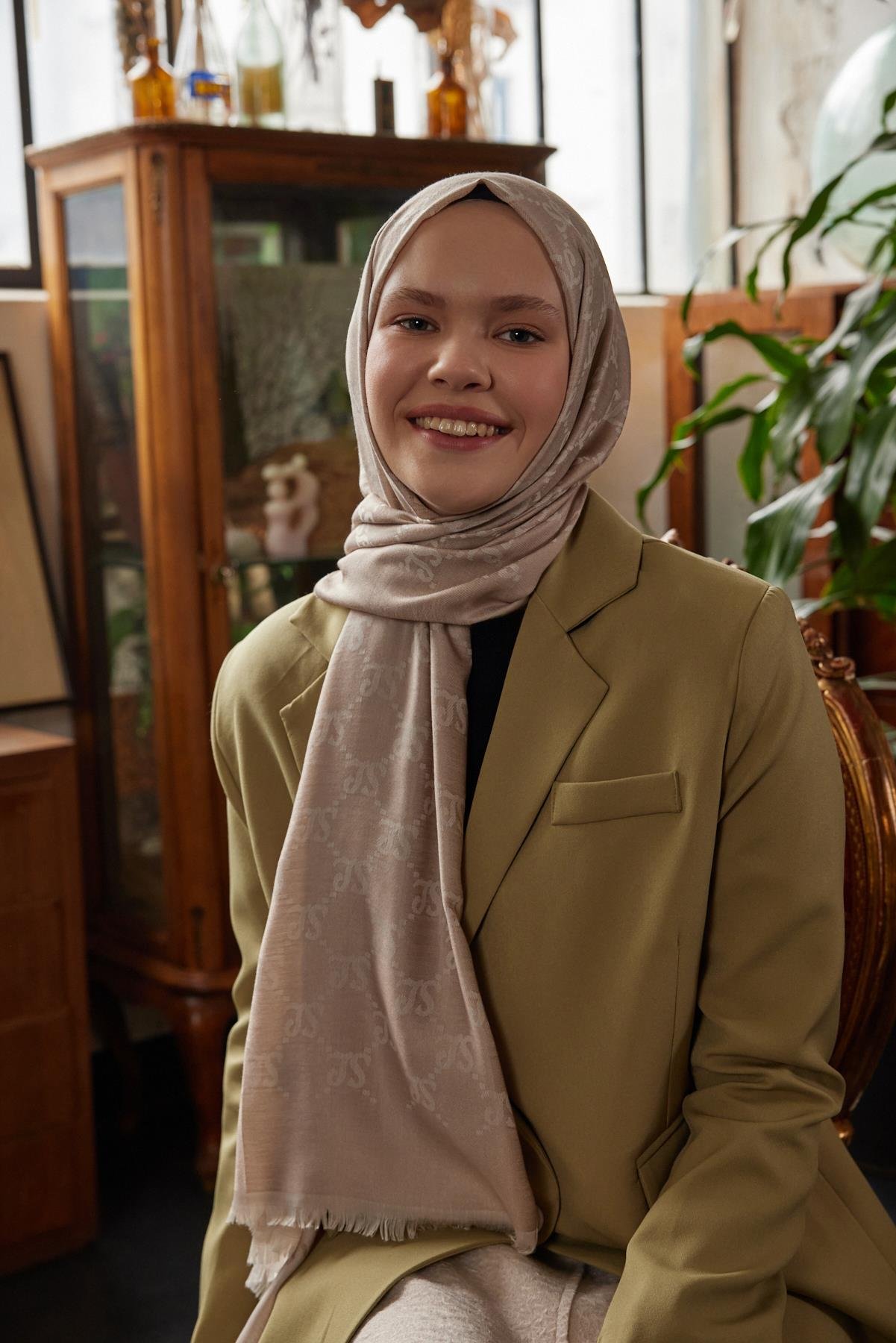 Şalland Yün Kaşmir Şal BejYUNKASMIRSAL1000Şalland