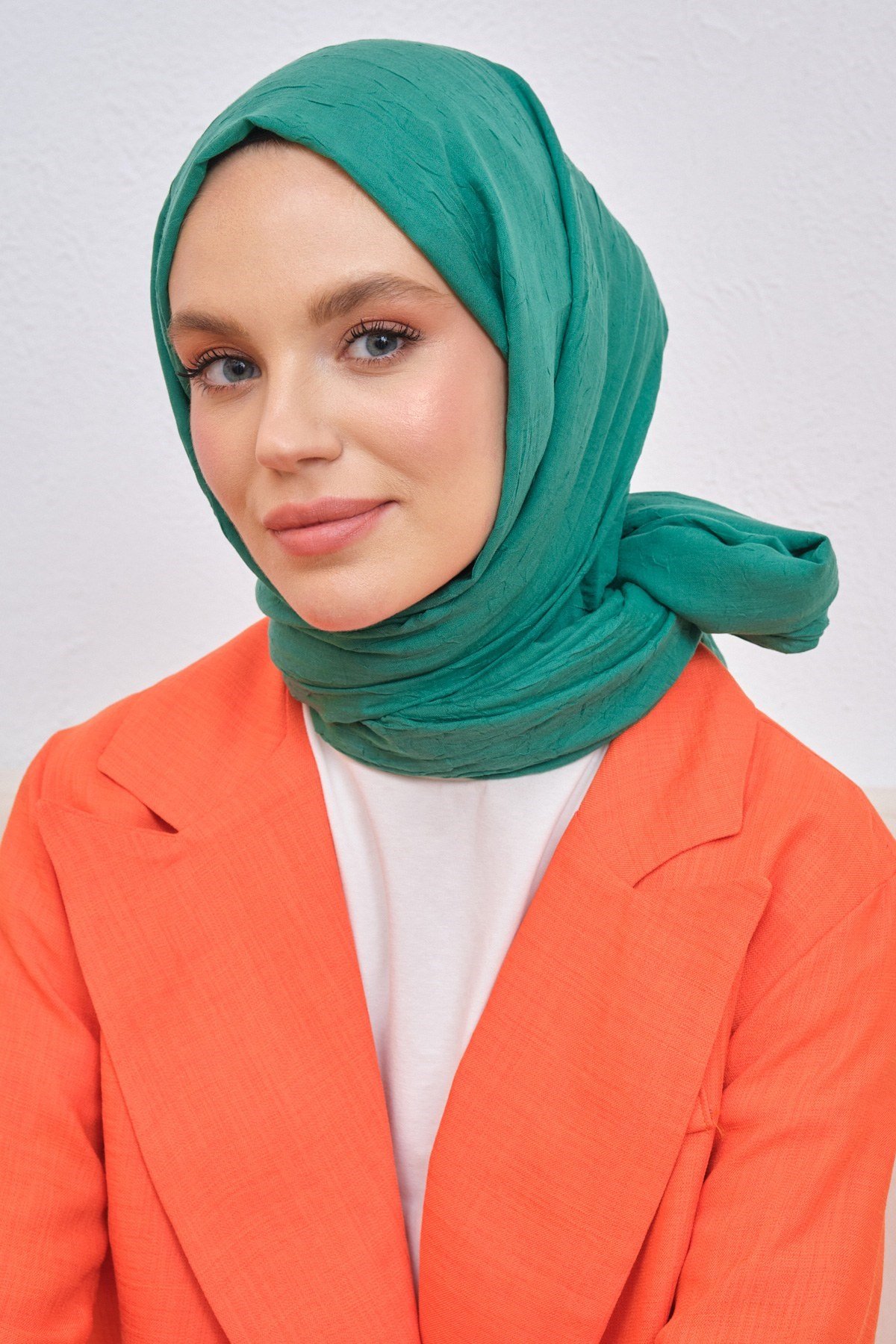 Viskon Kraş Şal Çimen Yeşilivskkra0012Şalland