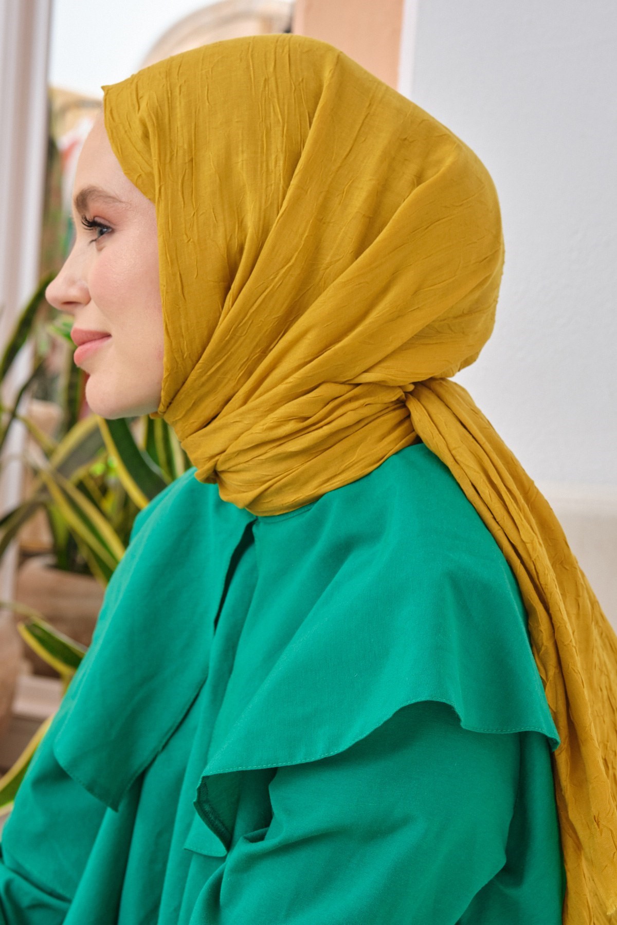 Viskon Kraş Şal Hardalvskkra0021Şalland