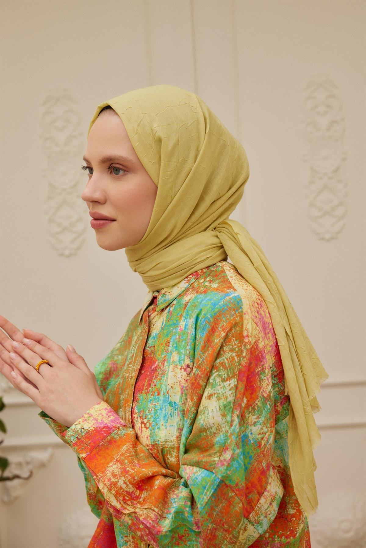 Viskon Kraş Şal Limevskkra0032Şalland