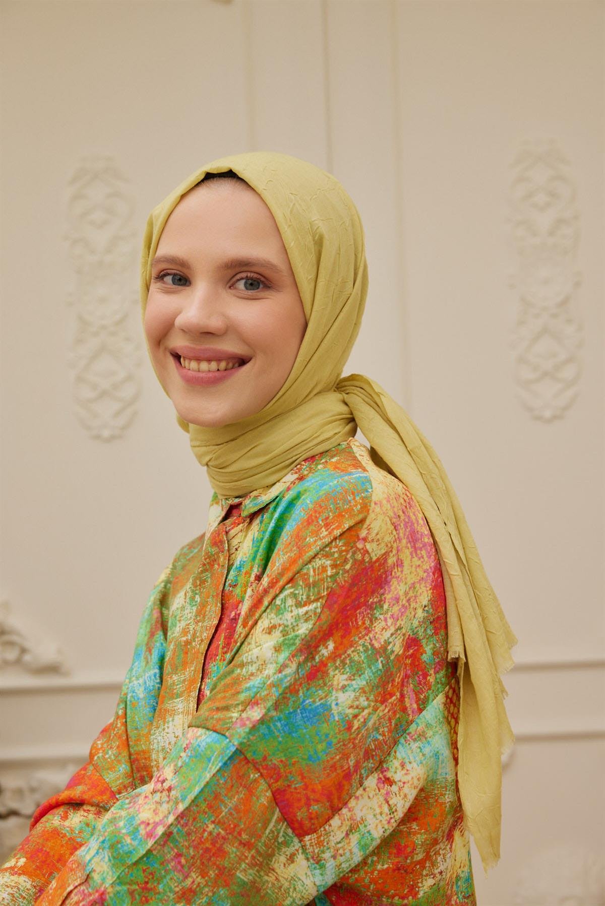 Viskon Kraş Şal Limevskkra0032Şalland