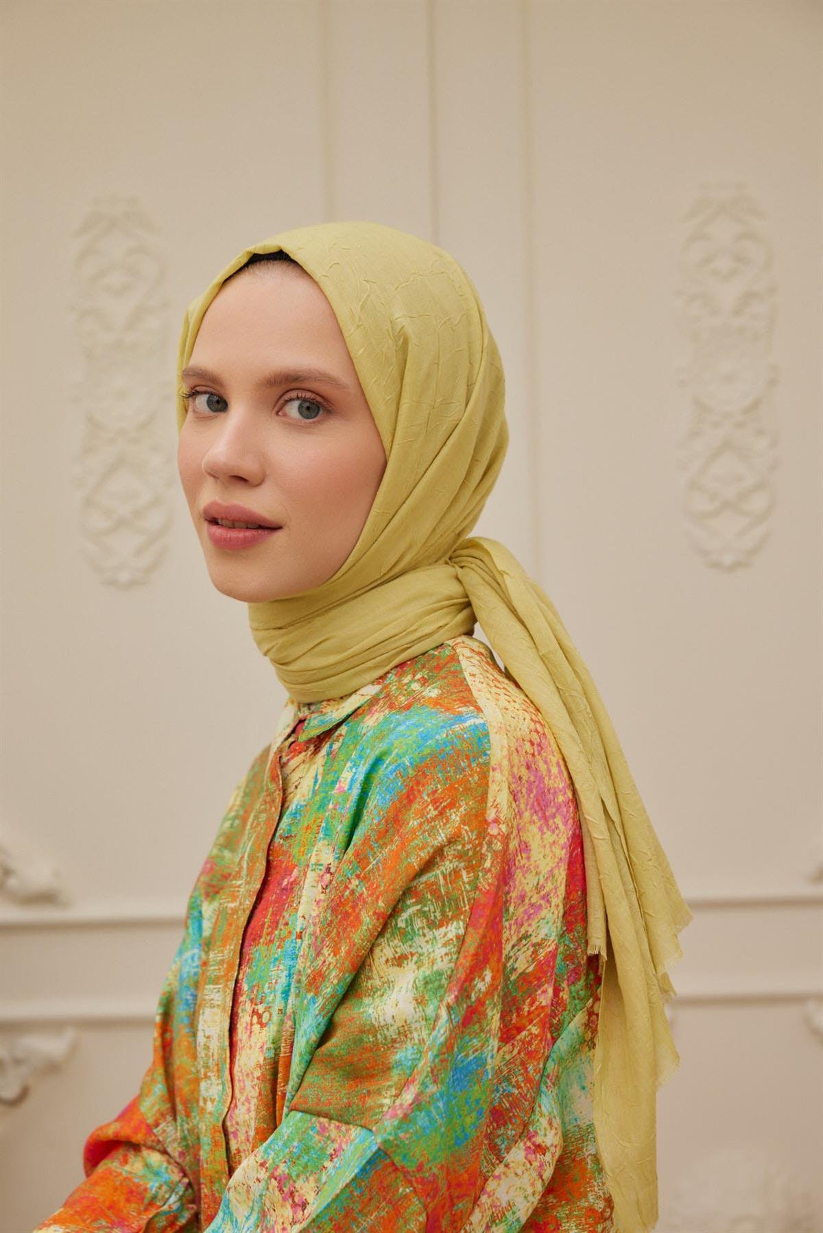 Viskon Kraş Şal Limevskkra0032Şalland