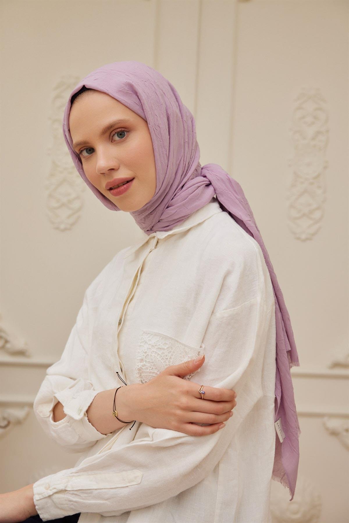 Viskon Kraş Şal Soft Lilavskkra0030Şalland