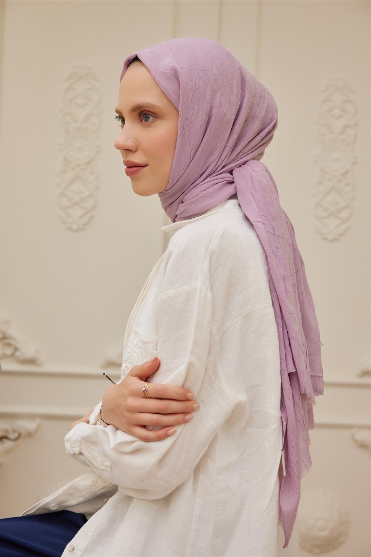 Viskon Kraş Şal Soft Lilavskkra0030Şalland