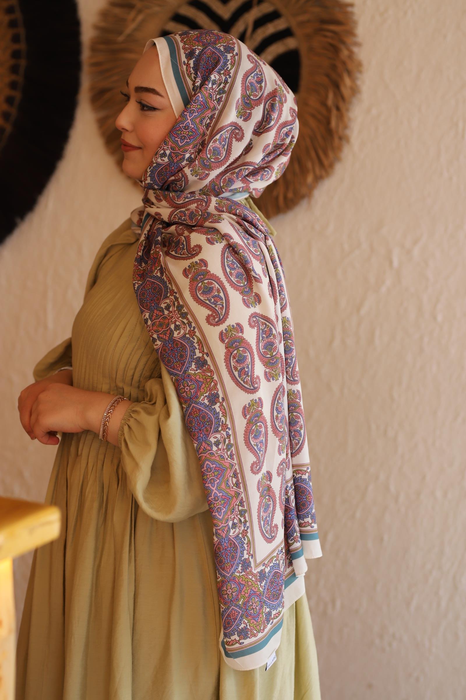 Yeni Desen Boohem Serisi 53474ŞALLAND