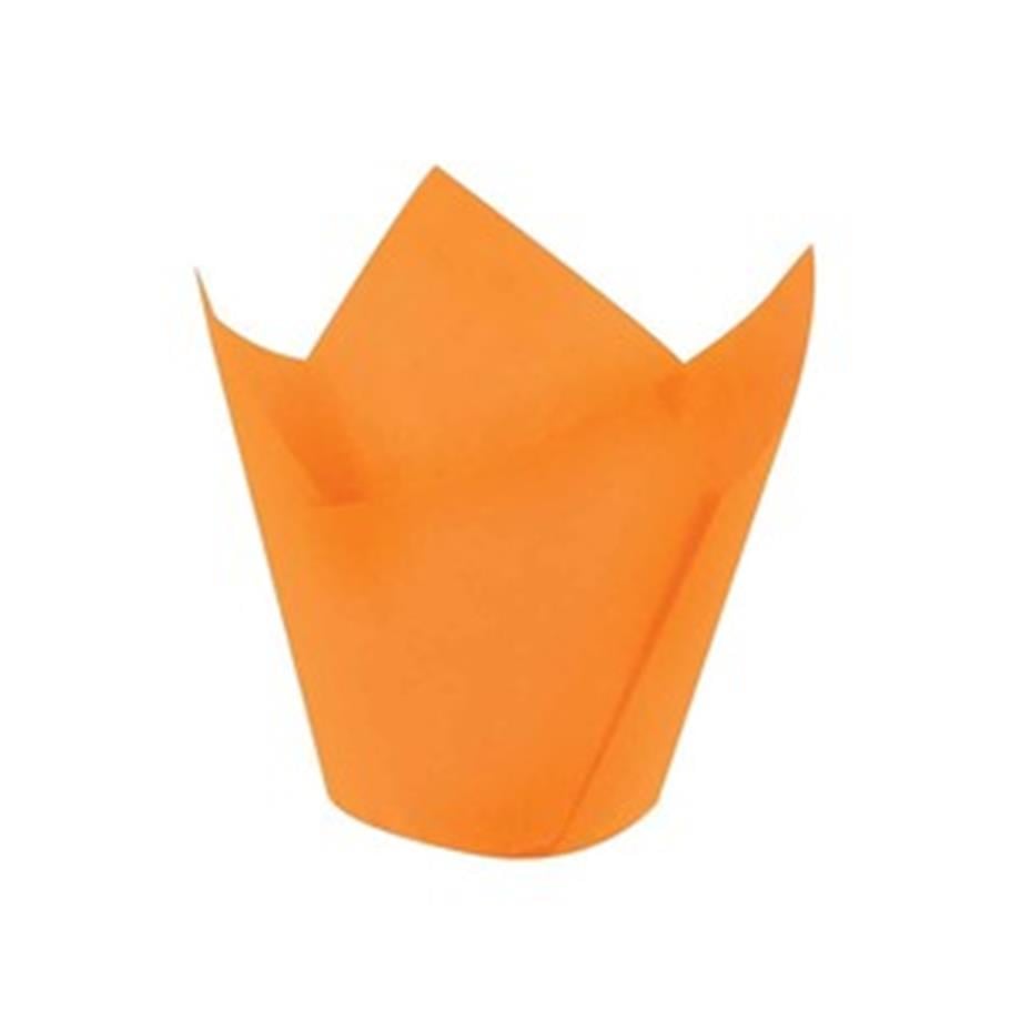 Bens Tulip Kek Kalıbı 120/50 Turuncu 225'li
