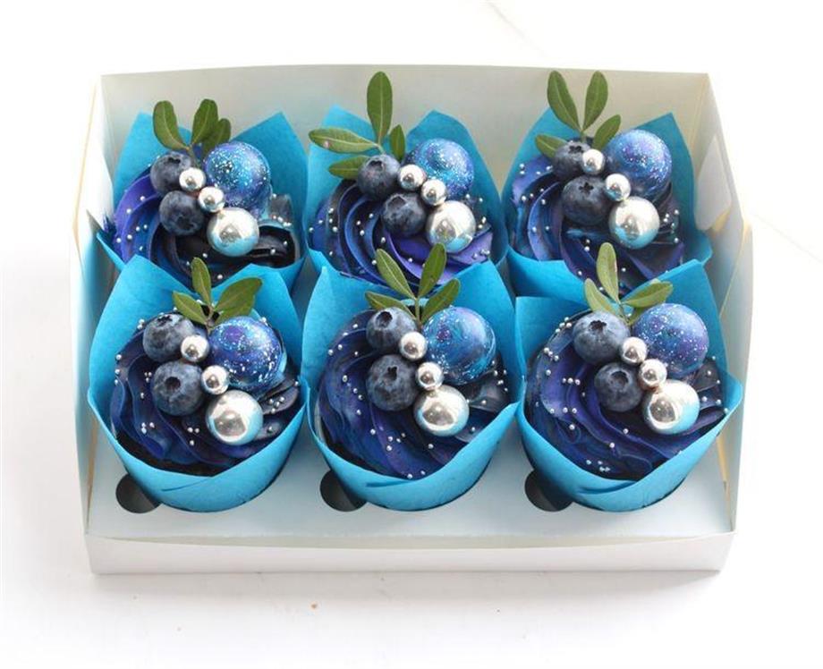 Bens Tulip Kek Kalıbı 160/50 Mavi 200'lü