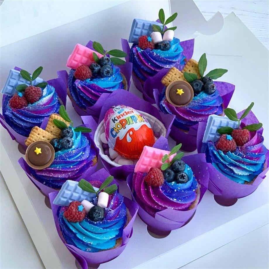 Bens Tulip Kek Kalıbı 160/50 Mor 200'lü