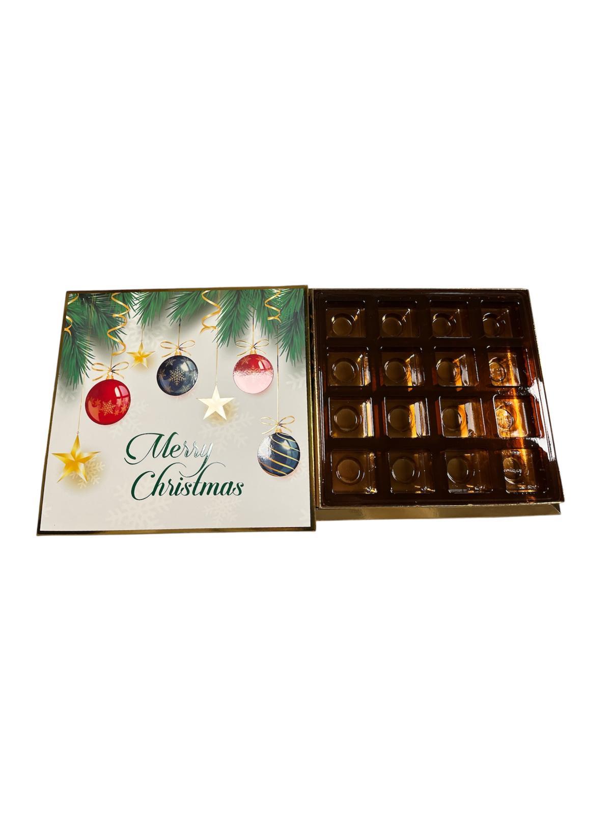 BER-2092 Çantalı Çikolata Kutusu Madlen 500 gr 16 Göz