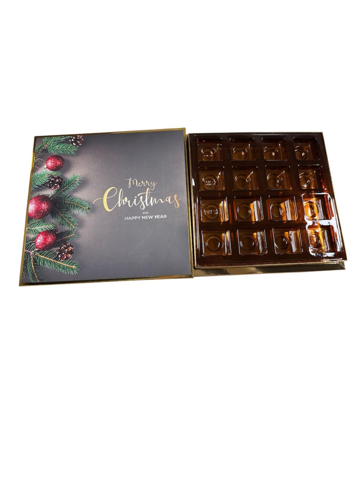 BER-2092 Çantalı Çikolata Kutusu Madlen 500 gr 16 Göz