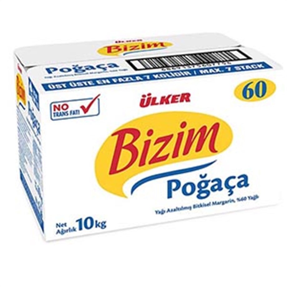Bizim Poğaça Yağı % 60 10 kg
