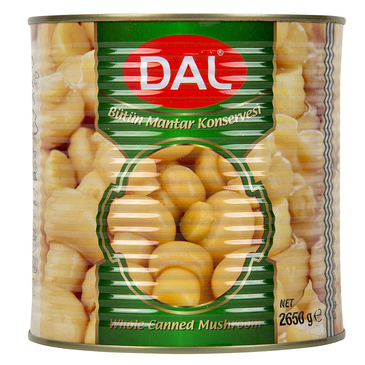 Dal Mantar Konserve Bütün 2650 gr