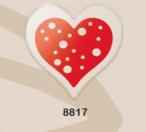 Dr.Gusto 8817 Dekor Çikolata Kalp 288'li