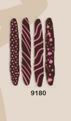 Dr.Gusto 9180 Dekor Çikolata Kısa Çubuk 480'li