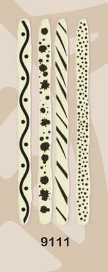 Dr.Gusto 9111 Dekor Çikolata Uzun Çubuk 240'lı