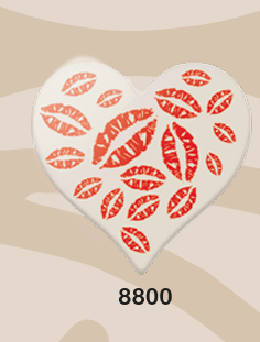 Dr.Gusto 8800 Dekor Çikolata Kalp 288'li