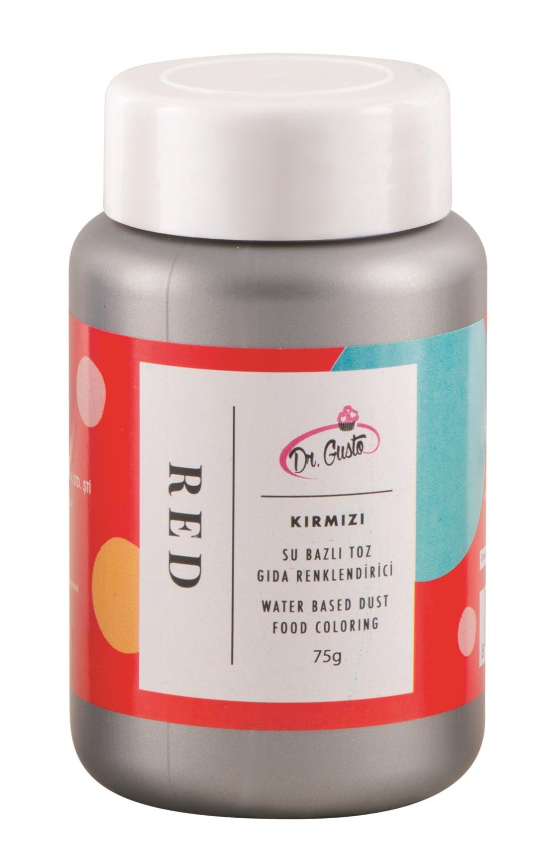 Dr.Gusto Su Bazlı Kırmızı Toz Boya 75 gr