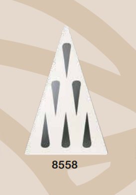 Dr.Gusto 8558 Dekor Çikolata Üçgen 288'li