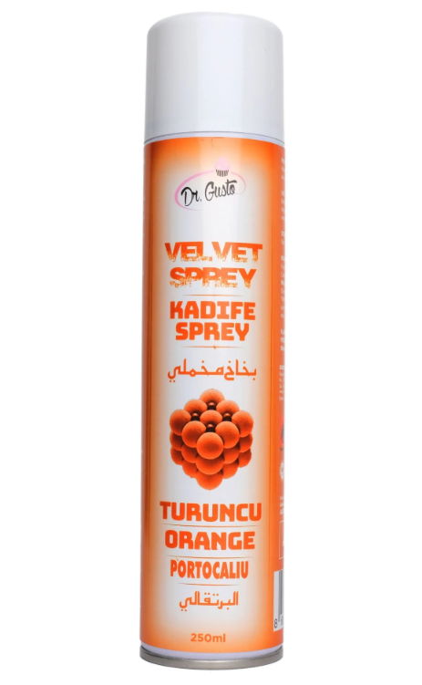 Dr.Gusto Kadife Sprey Boya Turuncu 250 ml