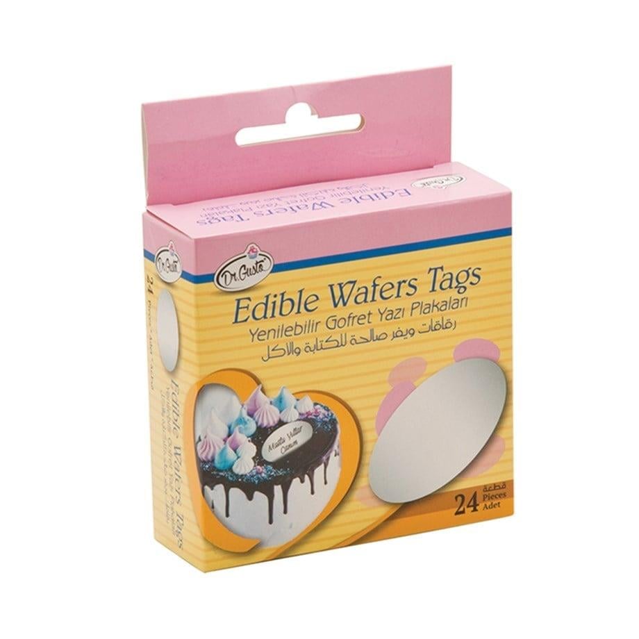 Dr.Gusto Gofret Yazı Plakası Oval 25'li