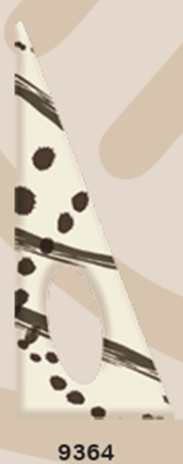 Dr.Gusto 9364 Dekor Çikolata Delikli Üçgen 288'li