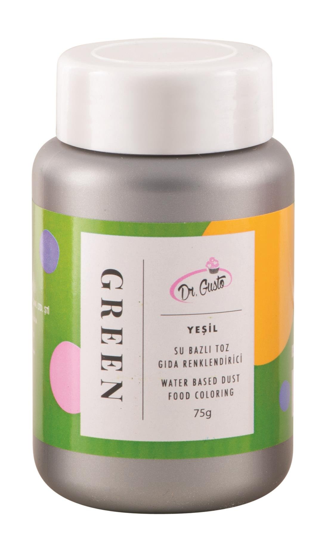 Dr.Gusto Su Bazlı Yeşil Toz Boya 75 gr