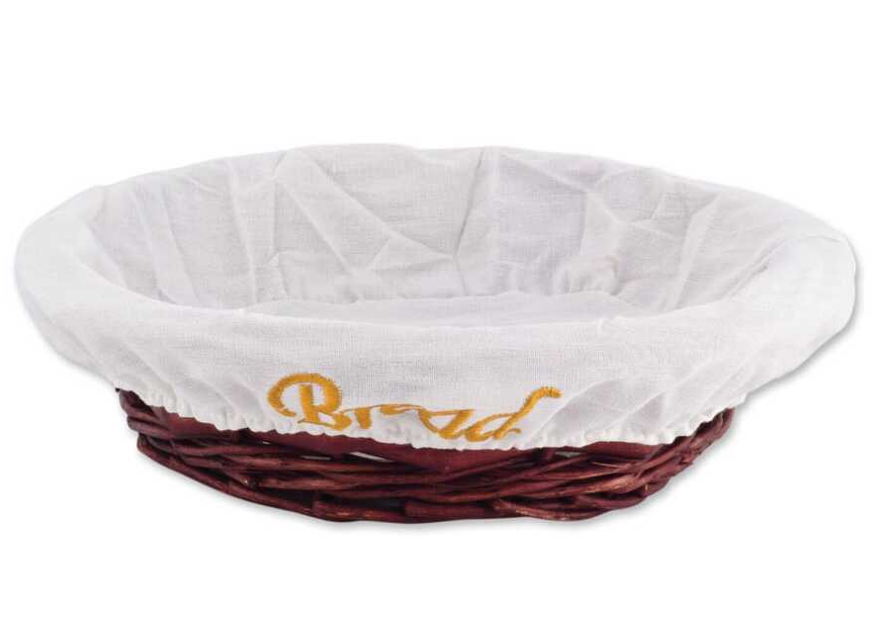 Epinox Hasır Bezli Yuvarlak Sepet 19 cm ESY-19