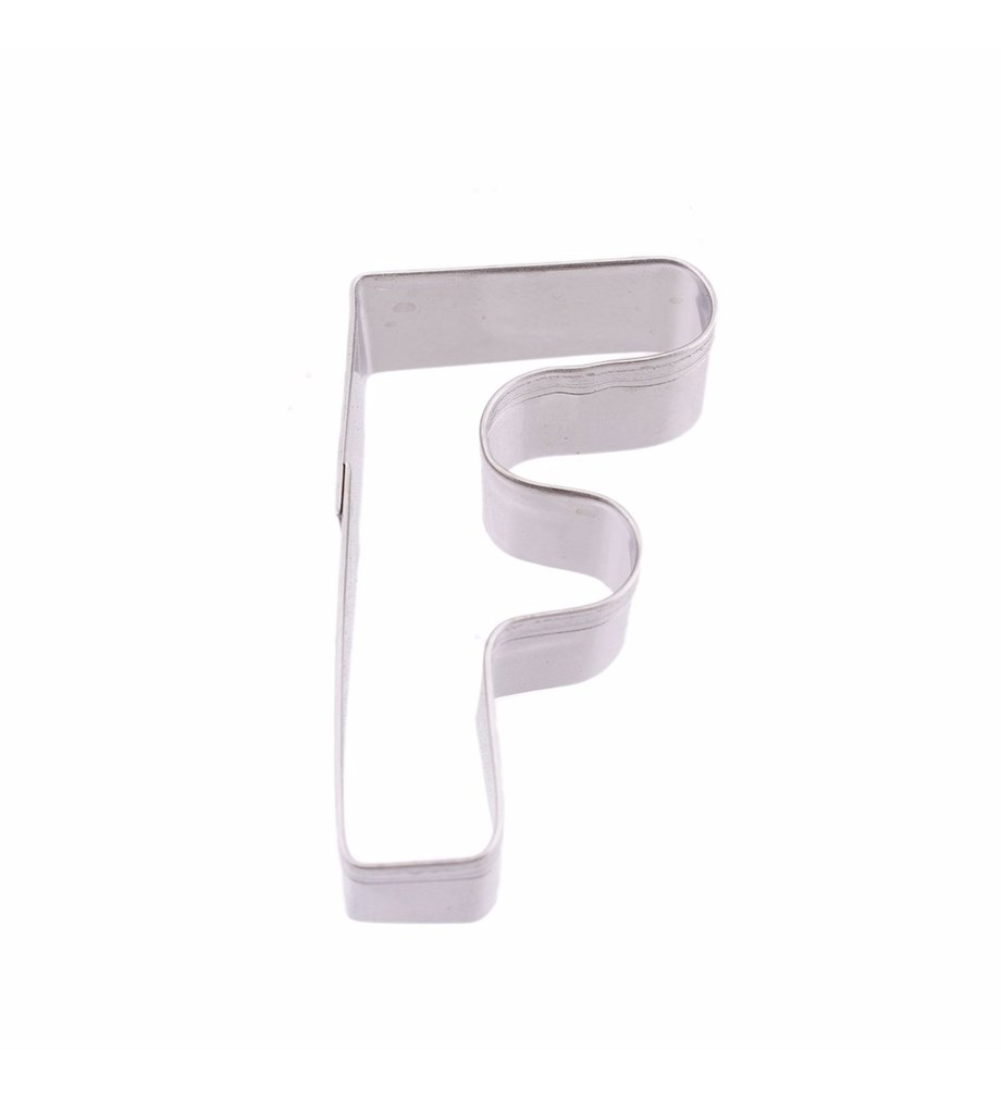 F Şekilli Metal Kurabiye Kalıbı Dk-F