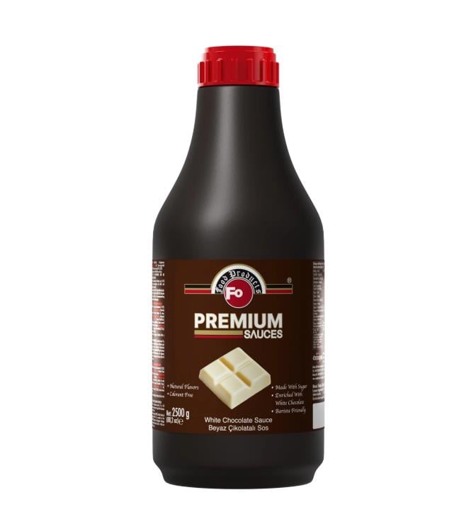 Fo Beyaz Çikolatalı Bar Sos - Premium 2,5 kg
