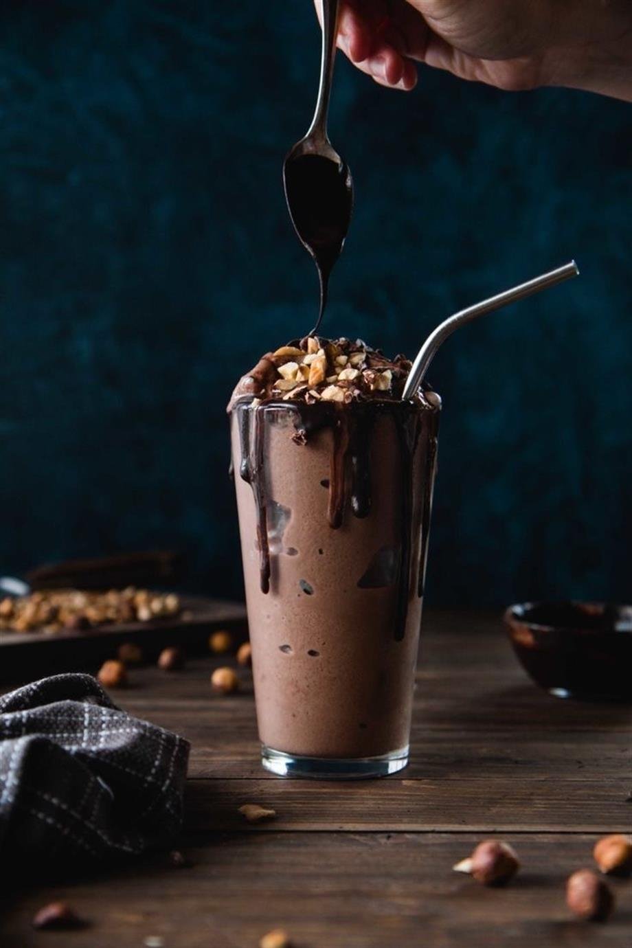 Fo Çikolata Aromalı İçecek Tozu Milk Shake/Smothie Kavanoz 1 kg