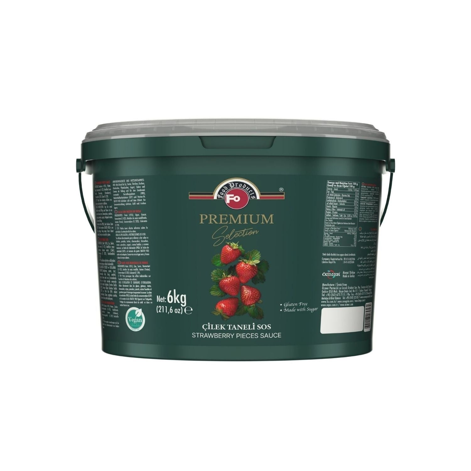 Fo Çilek Taneli Sos 6 kg