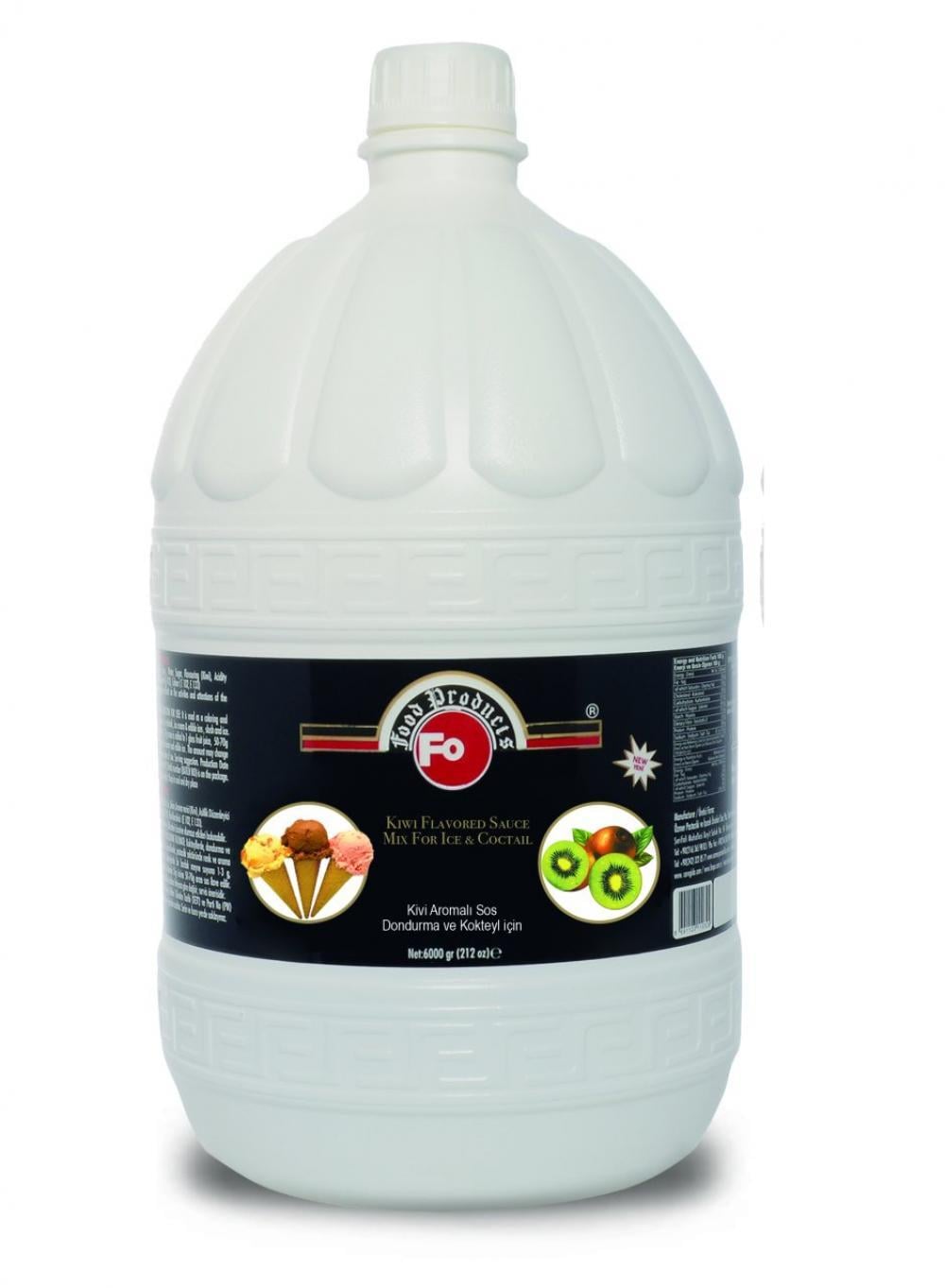 Fo Dondurma ve Kokteyl için Kivi Aromalı Sos 6 kg