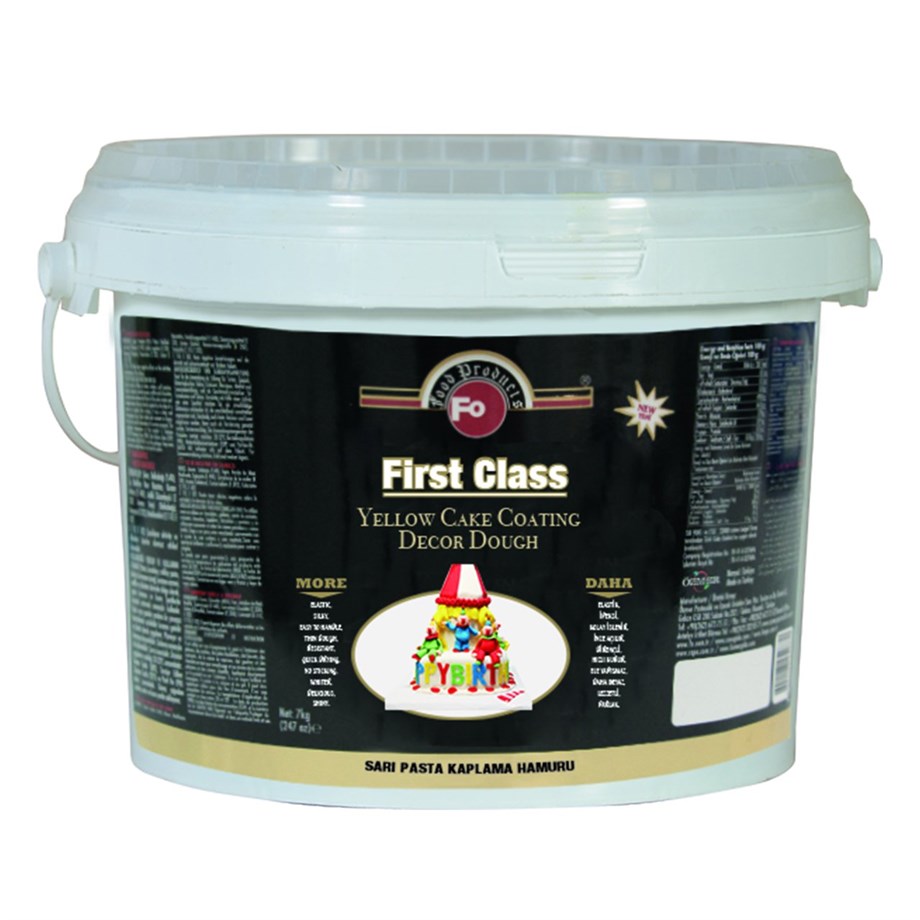 Fo First Class Sarı Dekor Kaplama Hamuru 7 kg