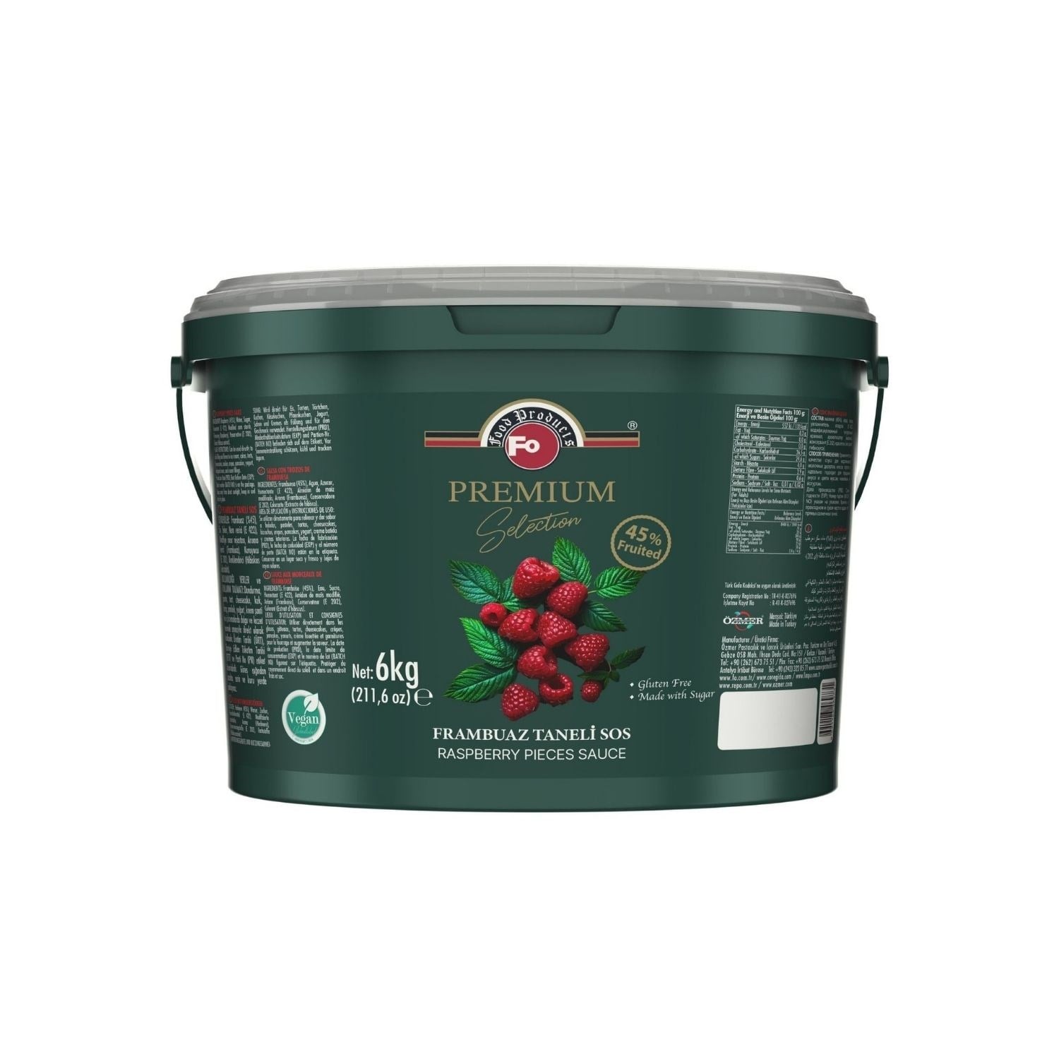 Fo Frambuaz Taneli Sos 6 kg