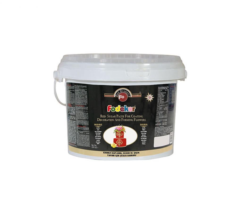 Fo Kırmızı Pasta Kaplama Şeker Hamuru 2,5 kg