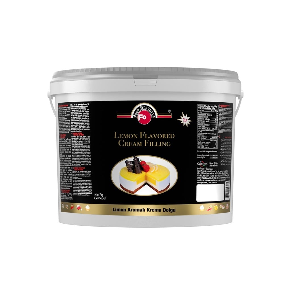 Fo Limon Aromalı Pasta Dolgu 7 kg