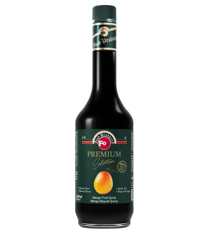 Fo Mango Aromalı Kokteyl Şurup - Premium 700 ml