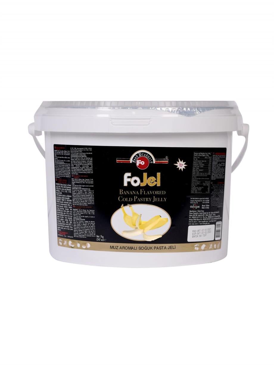 Fo Muz Aromalı Soğuk Pasta Jöle 7 kg