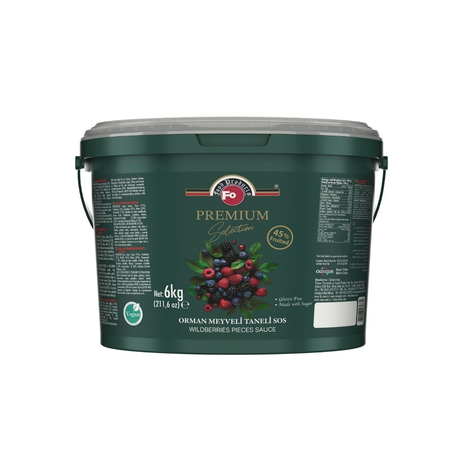 Fo Orman Meyve Taneli Sos 6 kg