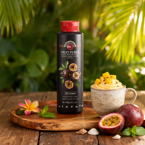 Fo Passion Fruit Çarkıfelek Aromalı  Püre 1 kg