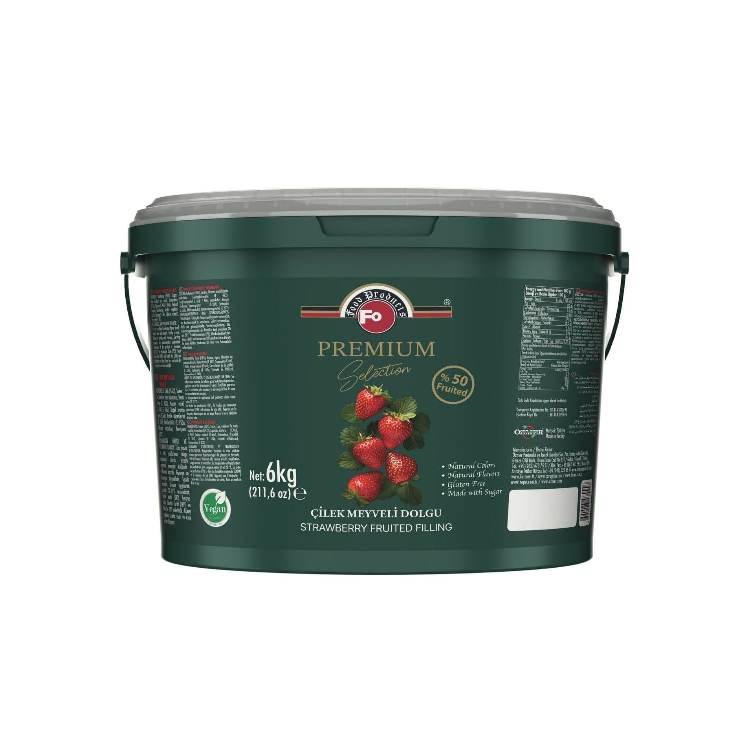 Fo Premium Çilek Meyveli Dolgu 6 kg