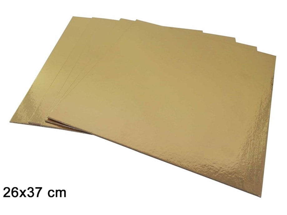 Hayal Gold Dikdörtgen Altlık Kalın 26 x 37 cm 15'li